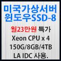 Picture of 미국가상서버 윈도우 SSD-8