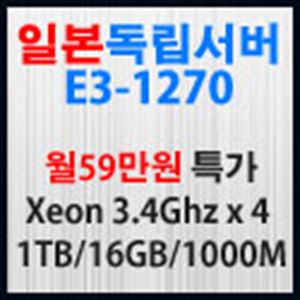 Picture of 일본서버 E3-1270 16G