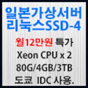 Picture of 일본가상서버 리눅스 SSD-4