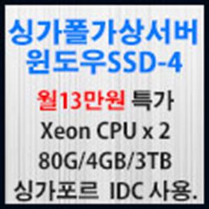 Picture of 싱가포르 가상서버 윈도우 SSD-4